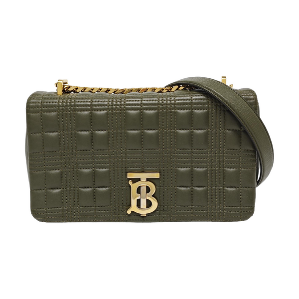 Lola Small Quilted Lambskin Green