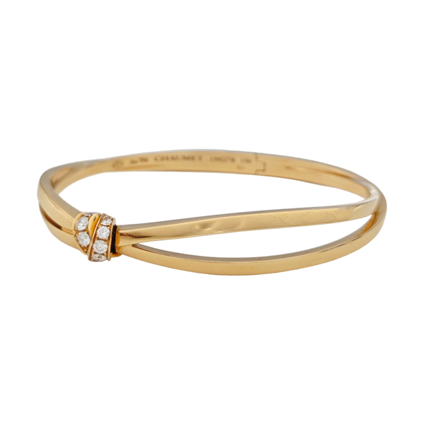 Liens Évidence 18k Rose Gold Bangle