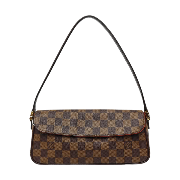 RECOLETA Damier Ebene Coated Canvas Brown