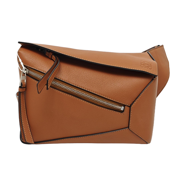 Puzzle Small Calfskin Brown
