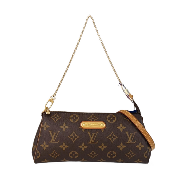 EVA Monogram Coated Canvas Brown