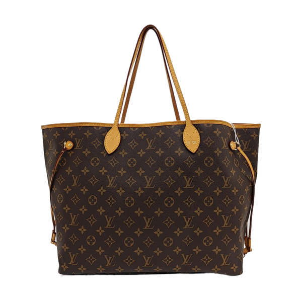 NEVERFULL GM Monogram Coated Canvas Brown