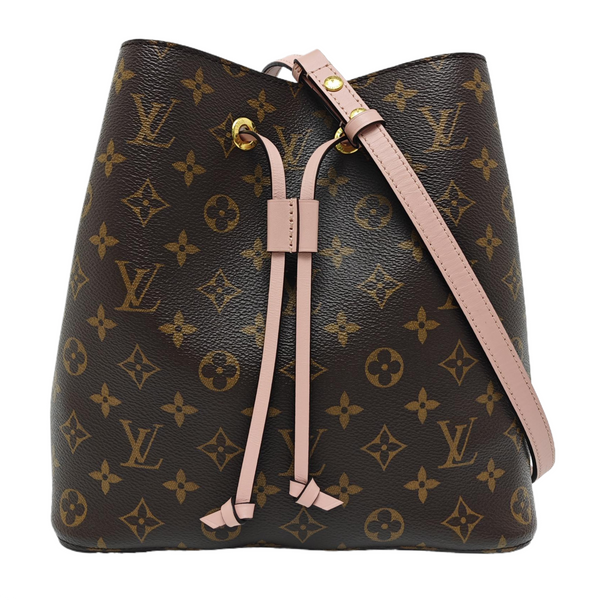 NÉONOÉ MM Monogram Coated Canvas Brown