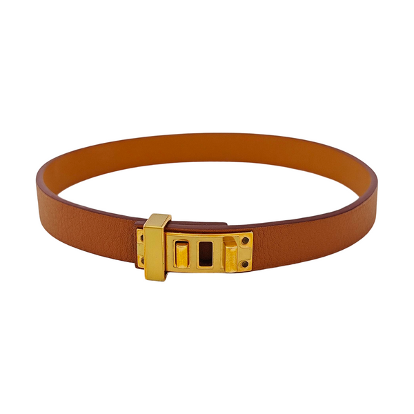 Kelly Leather Brown Bracelet