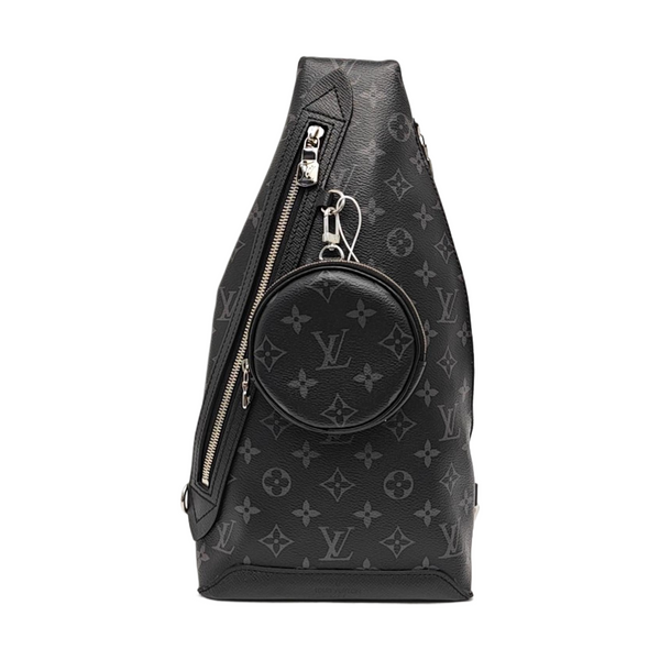 DUO Monogram Coated Canvas Black