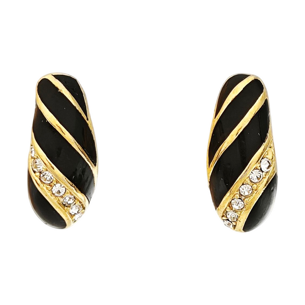 Metal Gold Clip On Earrings