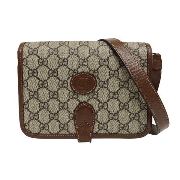 Retro Mini Monogram Coated Canvas Beige