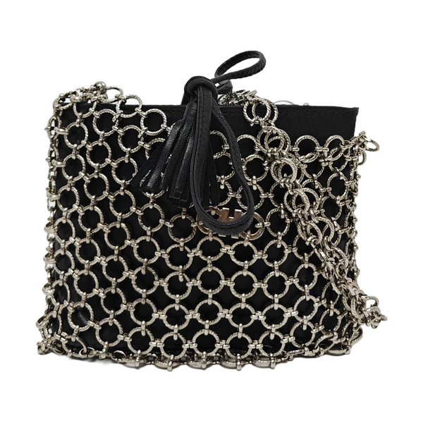 Lambskin Shoulder Bag Black