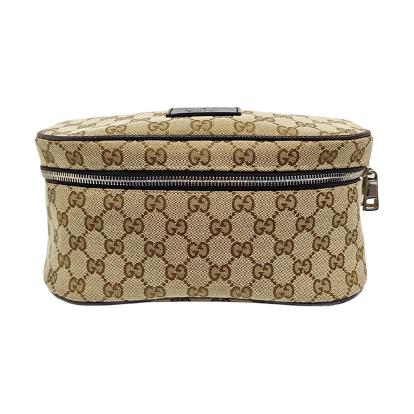 Monogram Canvas Shoulder Bag Beige