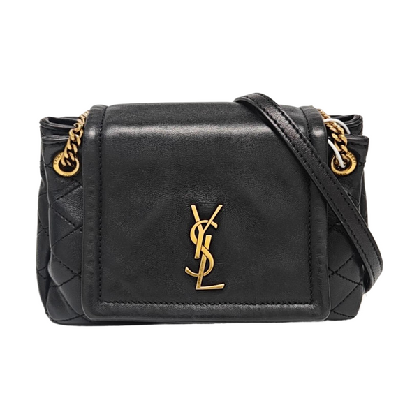 NOLITA Mini Quilted Lambskin Black