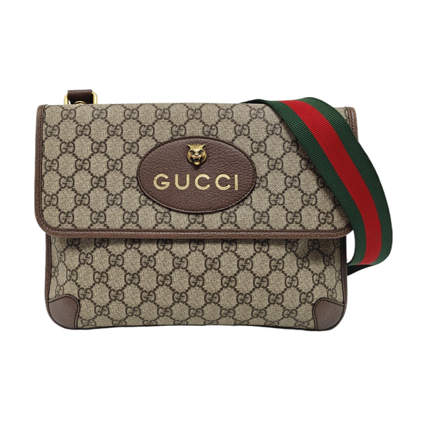 Neo Vintage Large Monogram Coated Canvas Brown