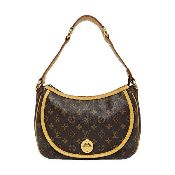 TULUM PM Monogram Coated Canvas Brown
