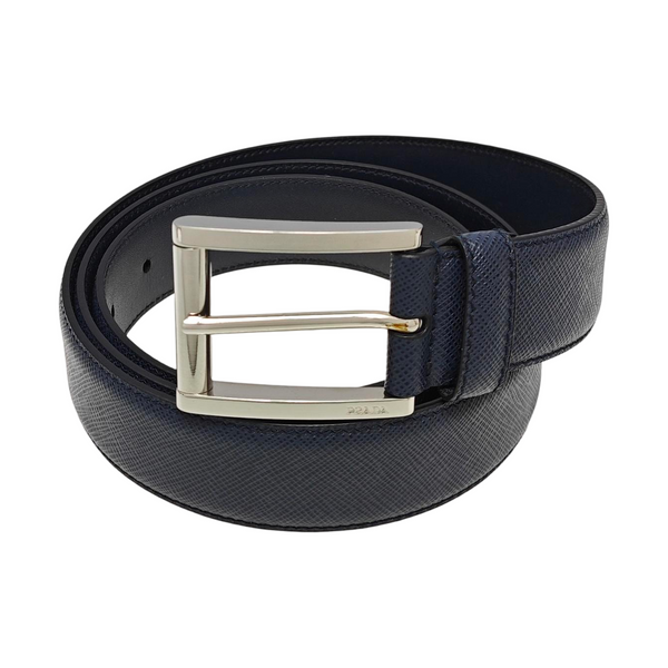 Leather Belt Blue