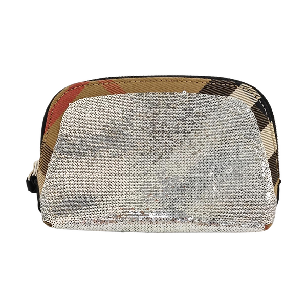 Sequins Clutch Silver