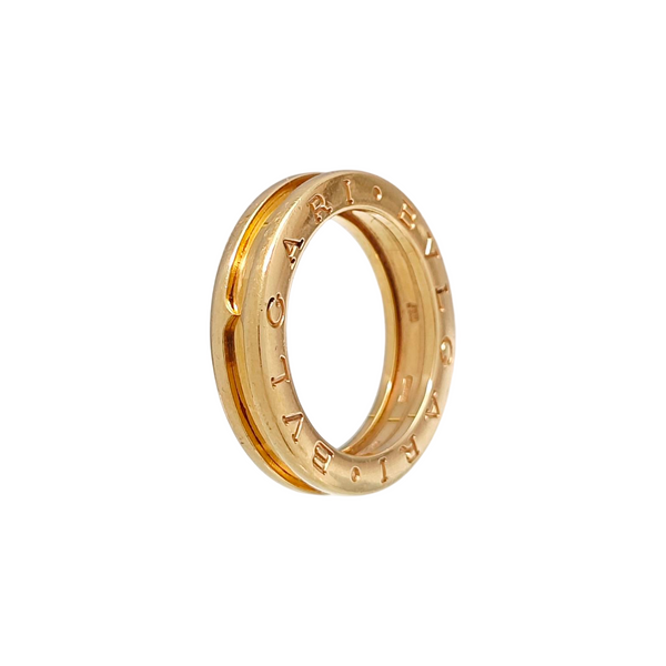 B.ZERO1 18k Rose Gold Ring EU 53