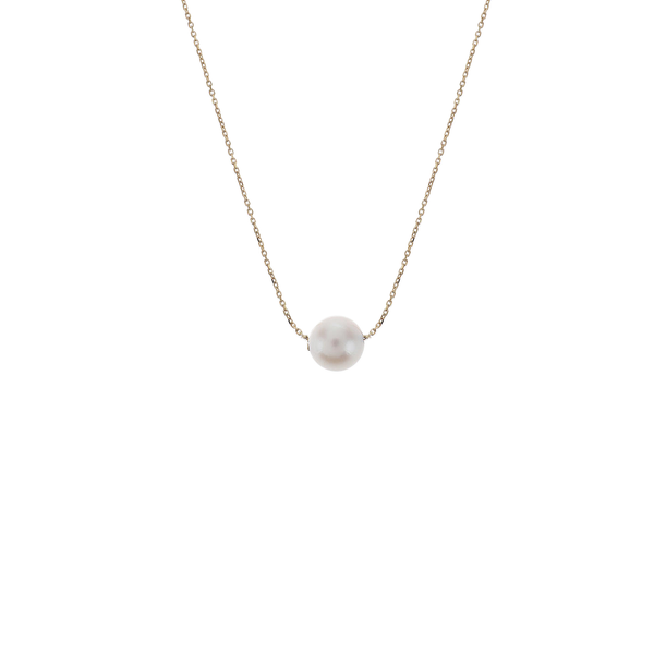 Streched 18k Gold Necklace