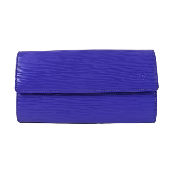 PORTE MONNAIE Epi Purple Wallet