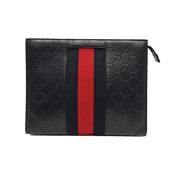 Signature Monogram Calfskin Blue