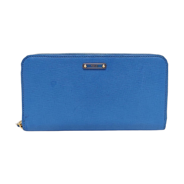 Calfskin Wallet Blue