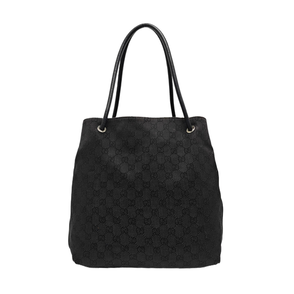 Monogram Canvas Tote Bag Gray