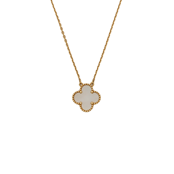 Vintage Alhambra 18k Gold Necklace