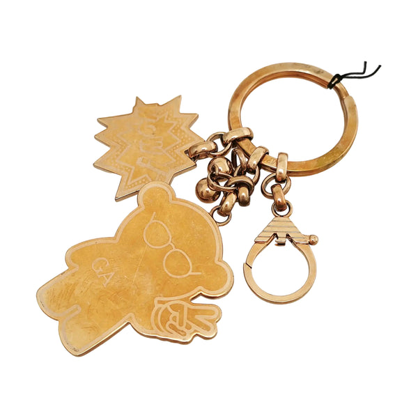 Metal Bag Charm Rose Gold