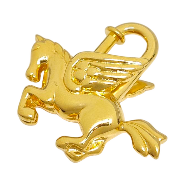 Metal Bag Charm Gold