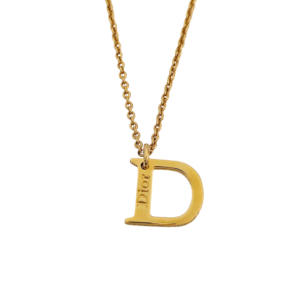 CD Swing Metal Gold Necklace