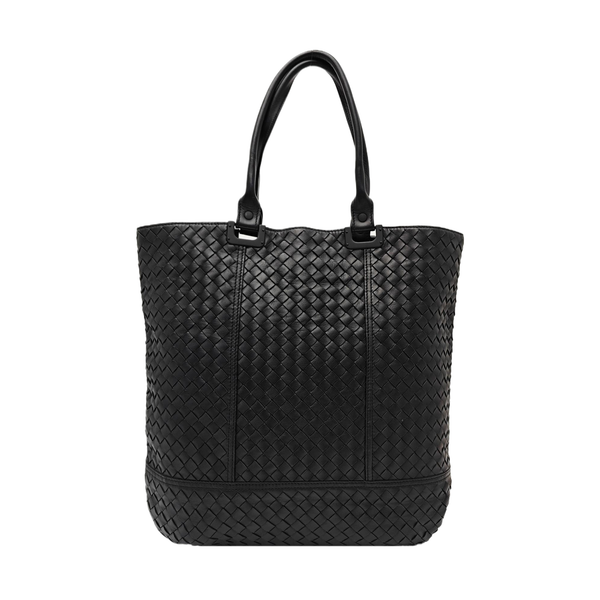 Lambskin Top Handle Bag Black