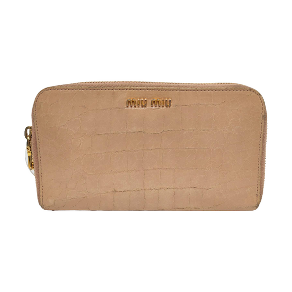 Leather Wallet Pink