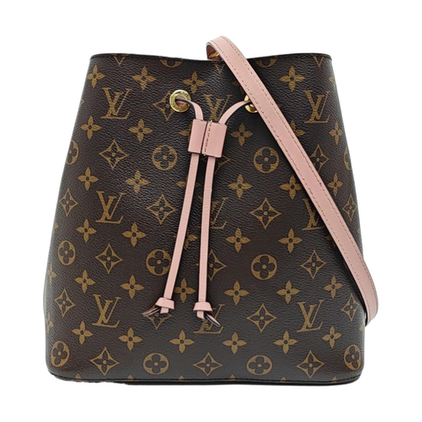 NÉONOÉ MM Monogram Coated Canvas Brown