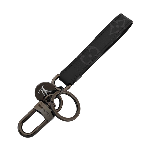 Leather Bag Charm Black