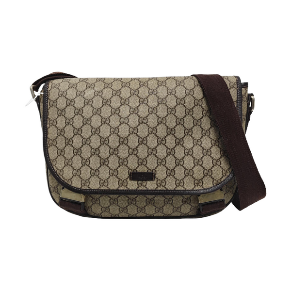 GG Imprime Monogram Coated Canvas Brown