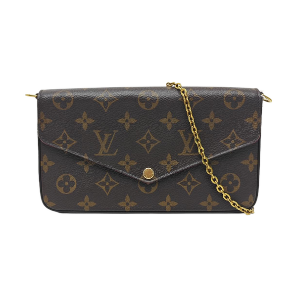 FÉLICIE Monogram Coated Canvas Brown