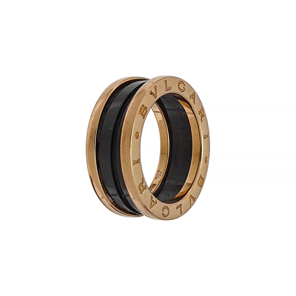 B.ZERO1 18k Rose Gold Ring EU 51