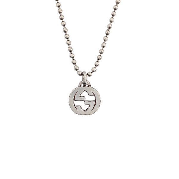 Interlocking G 925 Sterling Silver Necklace
