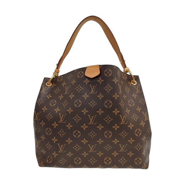 GRACEFUL PM Monogram Coated Canvas Brown
