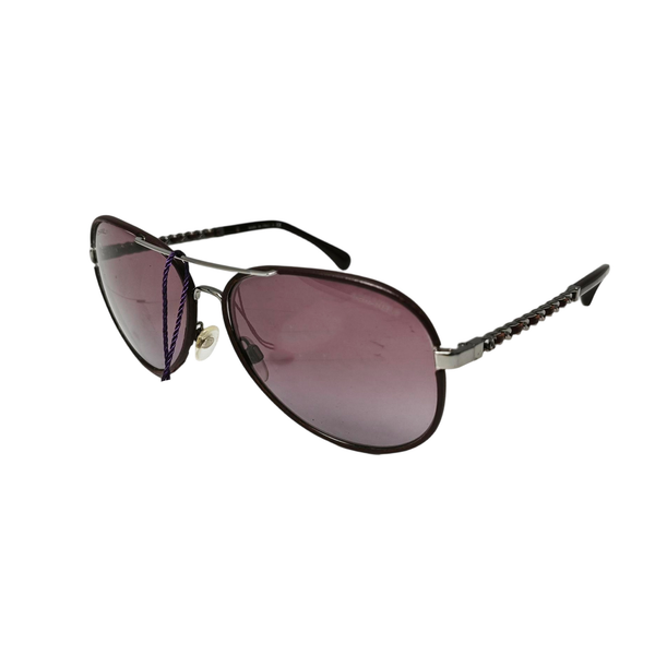 Metal Sunglasses Purple