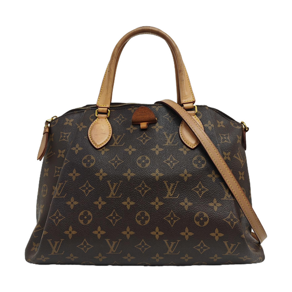 RIVOLI MM Monogram Coated Canvas Brown