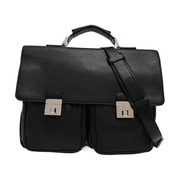 Calfskin Shoulder Bag Black