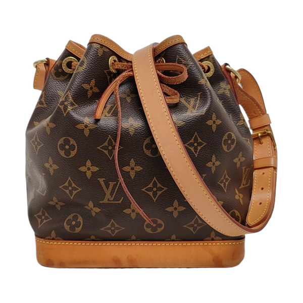 NOÉ BB Monogram Coated Canvas Brown