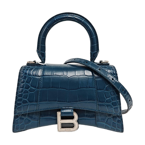 Hourglass XS Calfskin Blue