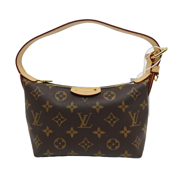 HILLS Monogram Coated Canvas Brown