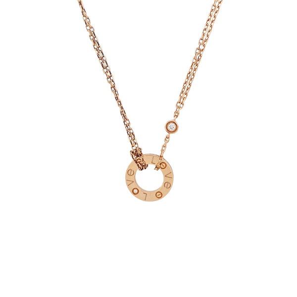 LOVE 18k Rose Gold Necklace