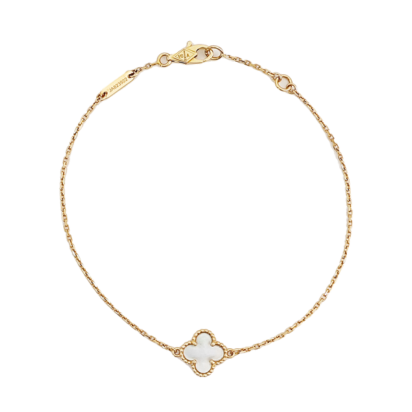 Sweet Alhambra 18k Gold Bracelet