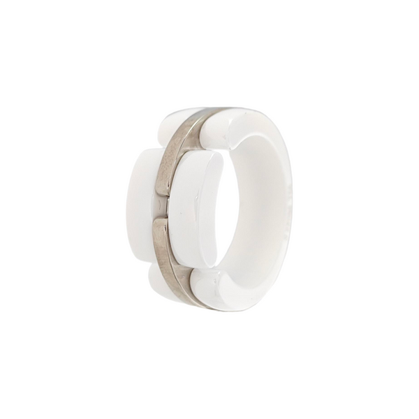 Anillo de cerámica blanca ULTRA EU 55