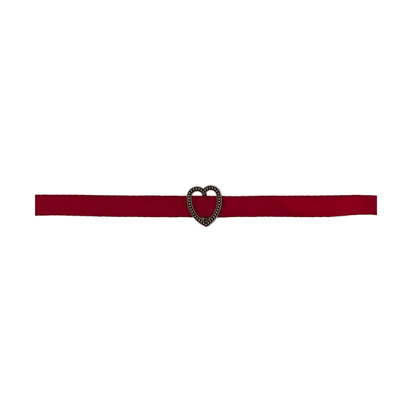 Fabric Red Necklace