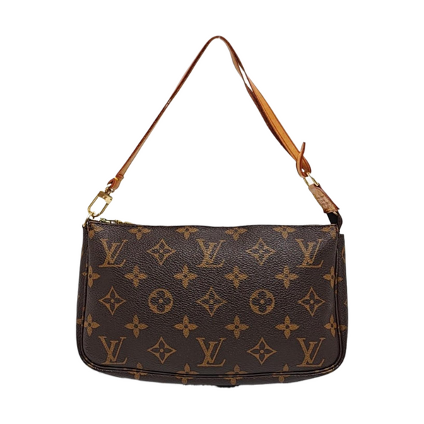 ACCESSOIRES Monogram Coated Canvas Brown