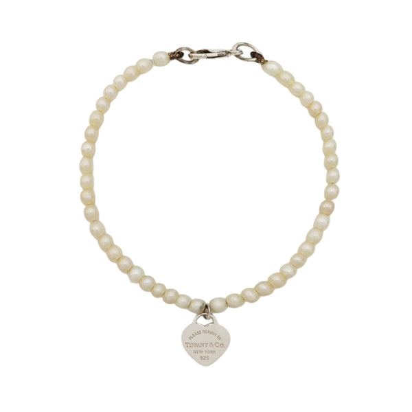 Return To Tiffany 925 Sterling Silver White Bracelet