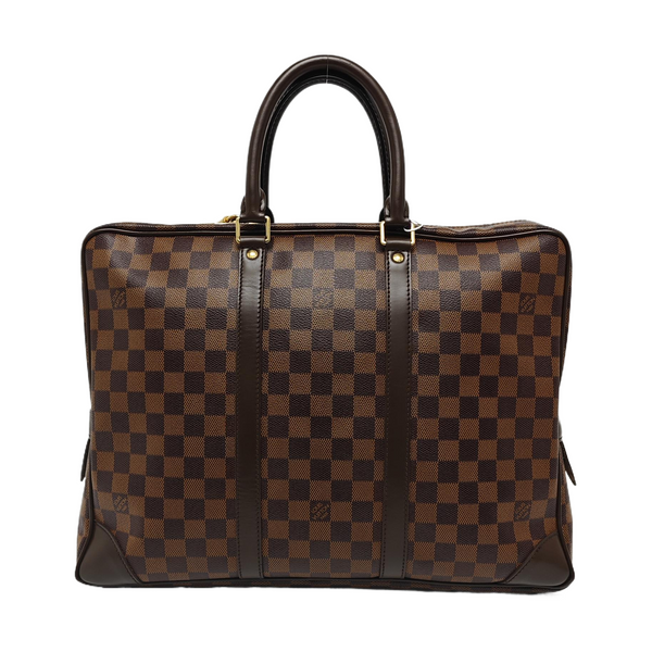 PORTE-DOCUMENTS Damier Ebene Coated Canvas Brown